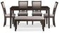 Langwest Dining Room Table Set (6/CN) Signature Design by Ashley®