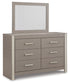 Surancha Full Panel Bed with Mirrored Dresser and 2 Nightstands Signature Design by Ashley®