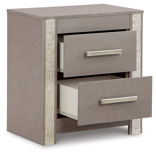 Surancha Full Panel Bed with Mirrored Dresser and 2 Nightstands Signature Design by Ashley®