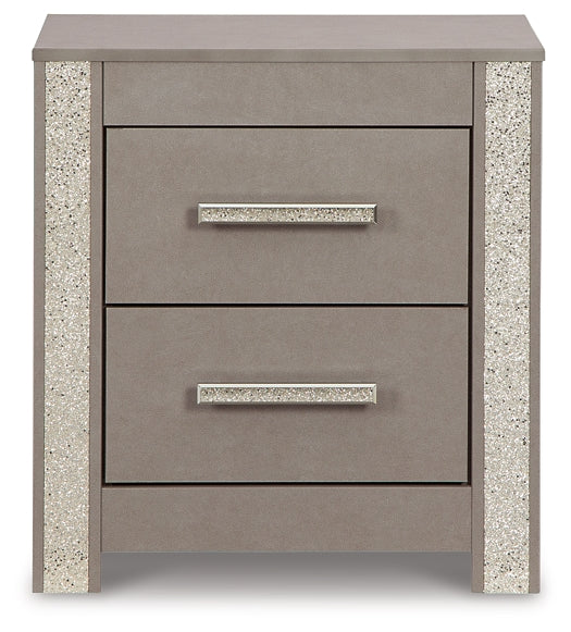 Surancha Full Panel Bed with Mirrored Dresser and 2 Nightstands Signature Design by Ashley®
