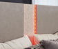 Surancha Full Panel Bed with Mirrored Dresser and 2 Nightstands Signature Design by Ashley®