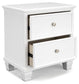 Fortman King Panel Bed with Mirrored Dresser and 2 Nightstands Signature Design by Ashley®