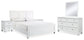 Fortman King Panel Bed with Mirrored Dresser and 2 Nightstands Signature Design by Ashley®