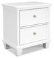 Fortman King Panel Bed with Mirrored Dresser and 2 Nightstands Signature Design by Ashley®