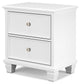 Fortman King Panel Bed with Mirrored Dresser and 2 Nightstands Signature Design by Ashley®