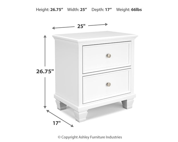 Fortman King Panel Bed with Mirrored Dresser and 2 Nightstands Signature Design by Ashley®