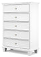 Fortman Queen Panel Bed with Mirrored Dresser, Chest and Nightstand Signature Design by Ashley®