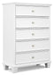 Fortman Queen Panel Bed with Mirrored Dresser, Chest and Nightstand Signature Design by Ashley®