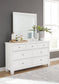 Fortman Queen Panel Bed with Mirrored Dresser, Chest and Nightstand Signature Design by Ashley®