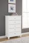 Fortman Queen Panel Bed with Mirrored Dresser, Chest and Nightstand Signature Design by Ashley®