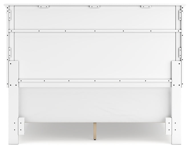 Fortman Queen Panel Bed with Mirrored Dresser, Chest and Nightstand Signature Design by Ashley®