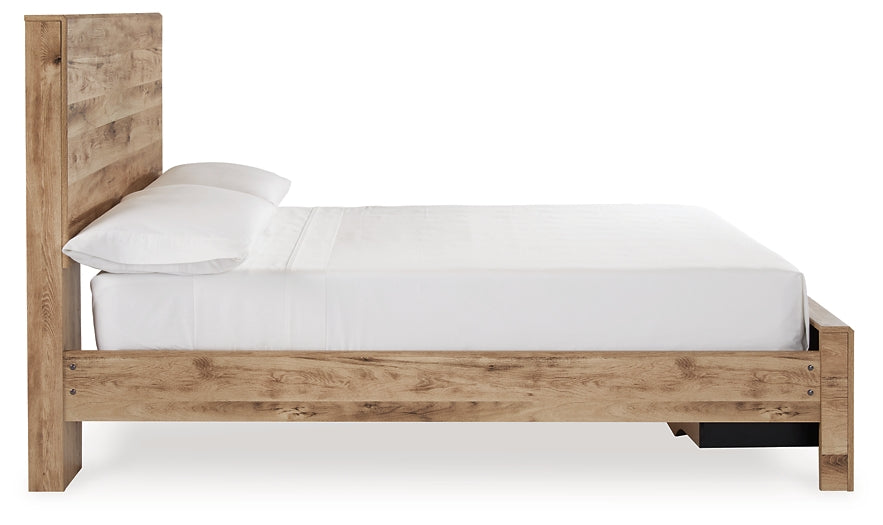 Hyanna Full Panel Storage Bed with Mirrored Dresser and Chest Signature Design by Ashley®