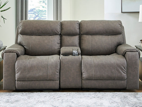 Starbot 3-Piece Power Reclining Sectional Loveseat with Console Signature Design by Ashley®