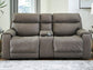 Starbot 3-Piece Power Reclining Sectional Loveseat with Console Signature Design by Ashley®