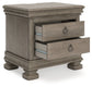 Lexorne Queen Sleigh Bed with Mirrored Dresser, Chest and Nightstand Signature Design by Ashley®