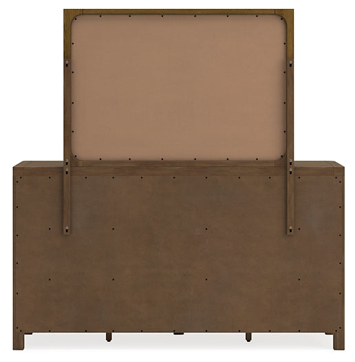 Cabalynn King Panel Bed with Storage with Mirrored Dresser, Chest and Nightstand Signature Design by Ashley®
