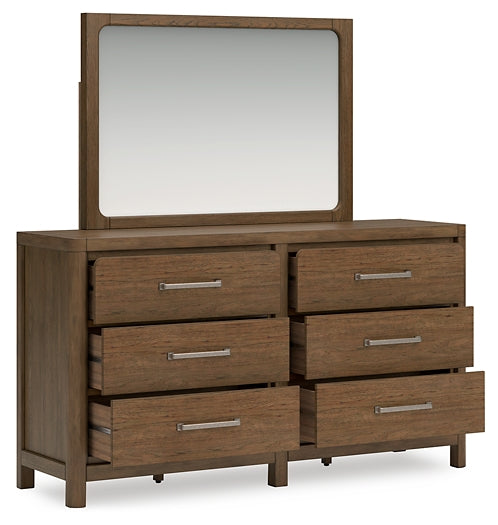 Cabalynn King Panel Bed with Storage with Mirrored Dresser, Chest and Nightstand Signature Design by Ashley®
