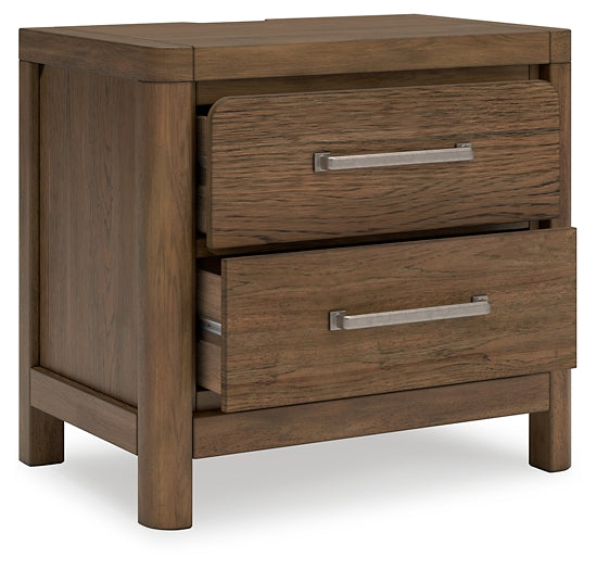 Cabalynn King Panel Bed with Storage with Mirrored Dresser, Chest and Nightstand Signature Design by Ashley®