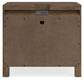 Cabalynn King Panel Bed with Storage with Mirrored Dresser, Chest and Nightstand Signature Design by Ashley®