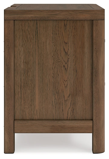 Cabalynn King Panel Bed with Storage with Mirrored Dresser, Chest and Nightstand Signature Design by Ashley®