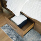Cabalynn King Panel Bed with Storage with Mirrored Dresser, Chest and Nightstand Signature Design by Ashley®