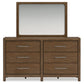 Cabalynn Queen Panel Bed with Storage with Mirrored Dresser, Chest and 2 Nightstands Signature Design by Ashley®