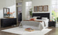 Danziar King Panel Headboard with Mirrored Dresser and 2 Nightstands Signature Design by Ashley®