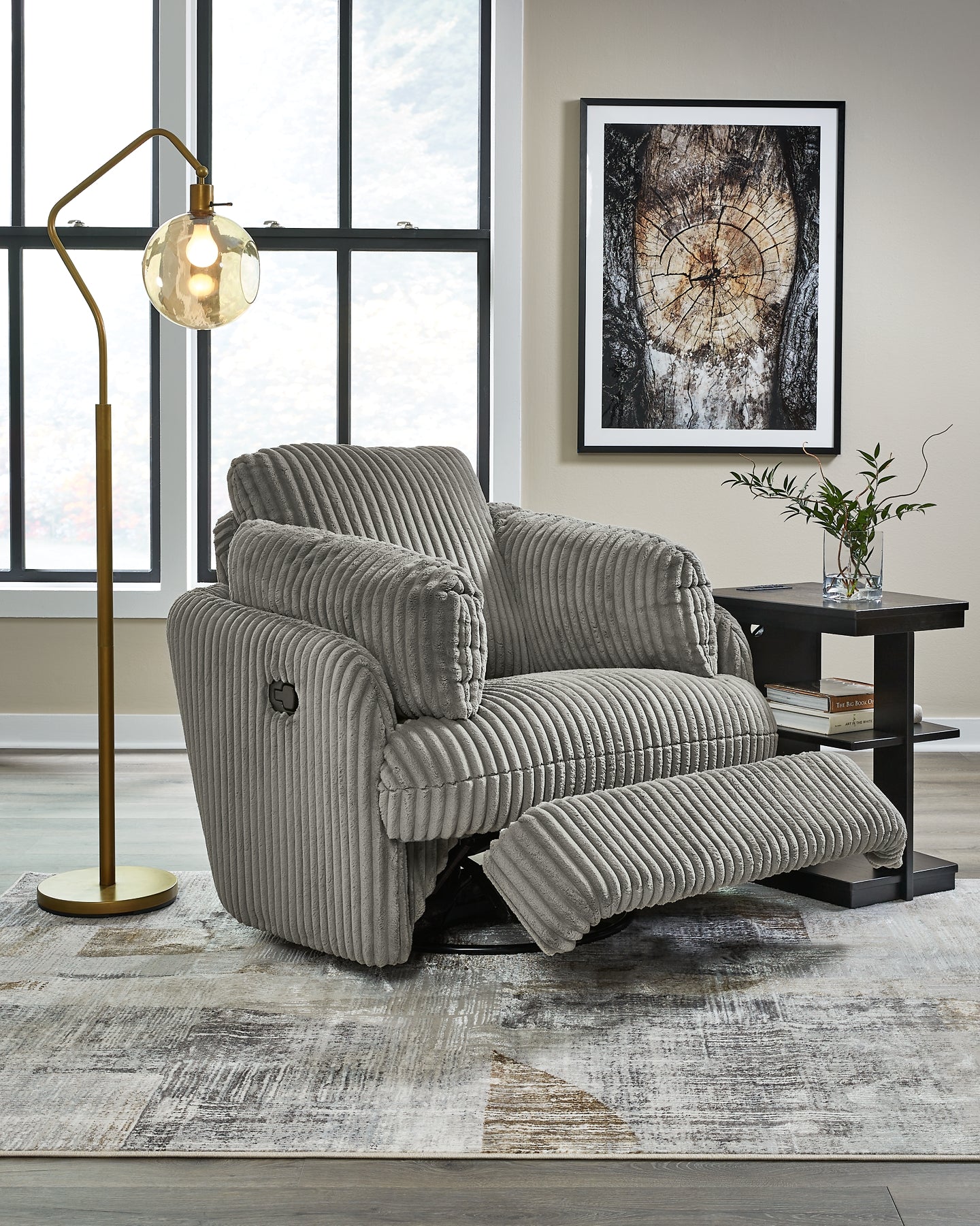 Tie-Breaker Swivel Glider Recliner Signature Design by Ashley®
