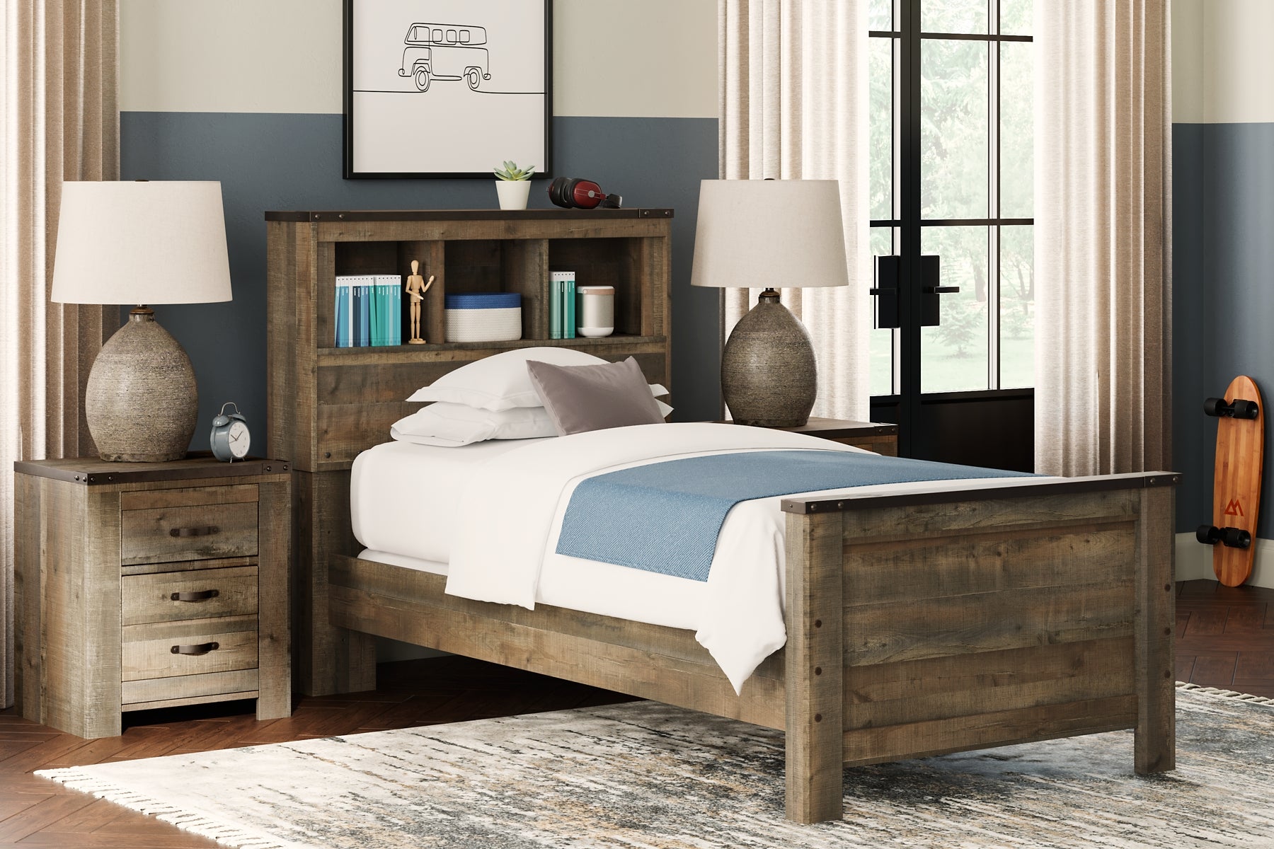 Trinell Twin Bookcase Bed Signature Design by Ashley®