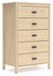 Cabinella Five Drawer Chest Signature Design by Ashley®