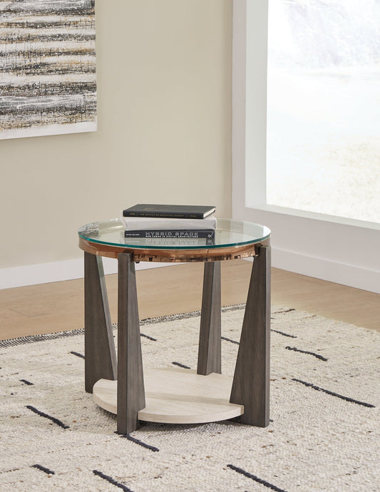 Frazwa Round End Table Signature Design by Ashley®