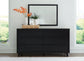 Danziar Queen Panel Bed with Mirrored Dresser and Nightstand Signature Design by Ashley®