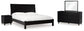Danziar Queen Panel Bed with Mirrored Dresser and Nightstand Signature Design by Ashley®