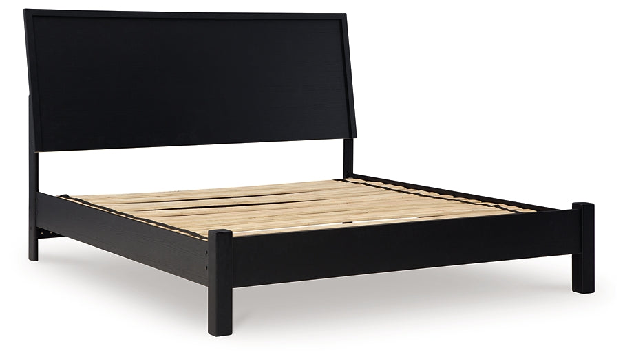 Danziar Queen Panel Bed with Mirrored Dresser and Nightstand Signature Design by Ashley®