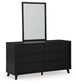 Danziar Queen Panel Bed with Mirrored Dresser, Chest and Nightstand Signature Design by Ashley®