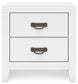 Binterglen Two Drawer Night Stand Signature Design by Ashley®