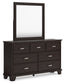 Covetown Dresser and Mirror Signature Design by Ashley®