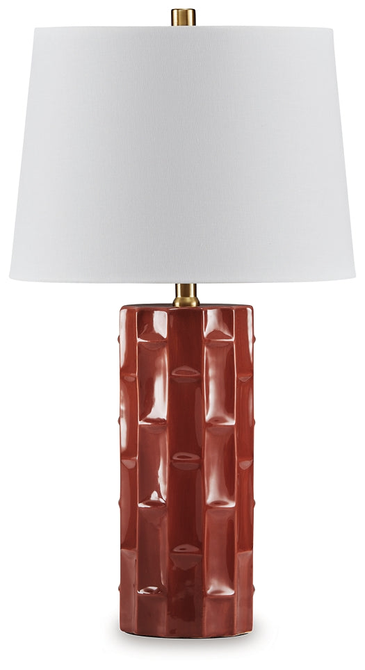 Jacemour Ceramic Table Lamp (2/CN) Signature Design by Ashley®