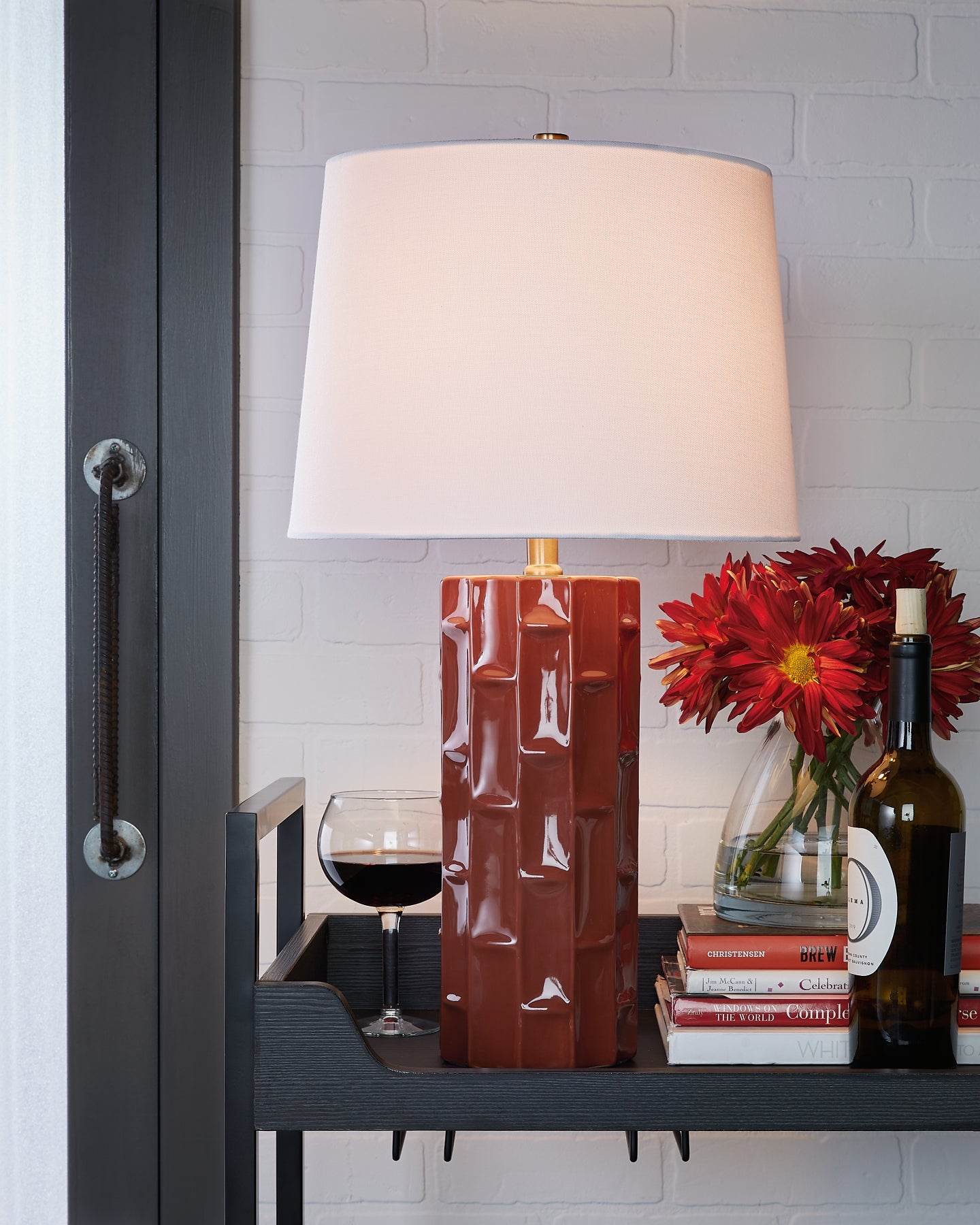 Jacemour Ceramic Table Lamp (2/CN) Signature Design by Ashley®