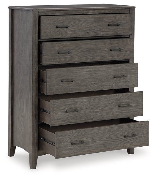 Montillan Queen Panel Bed with Mirrored Dresser, Chest and Nightstand Signature Design by Ashley®