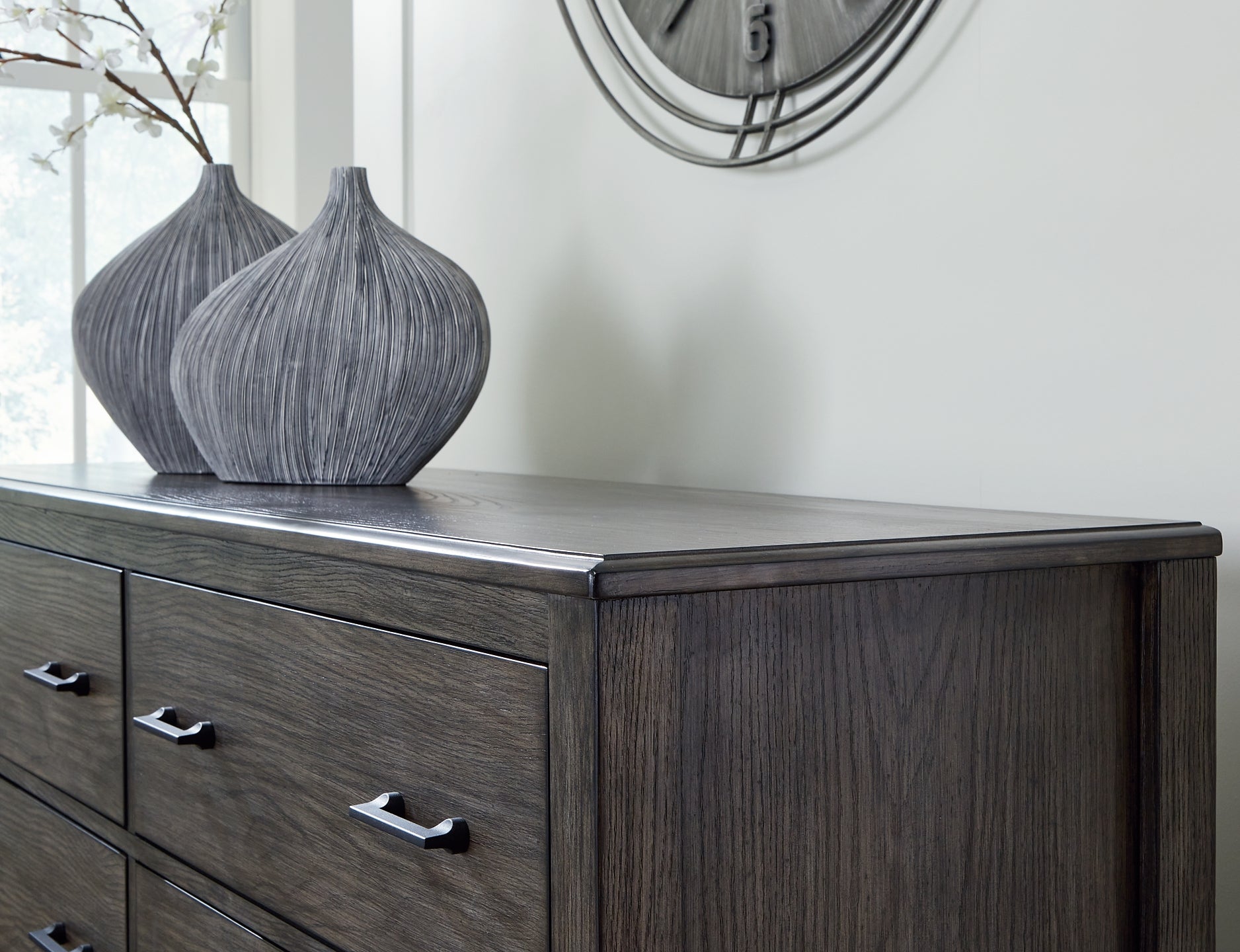 Montillan Queen Panel Bed with Mirrored Dresser, Chest and Nightstand Signature Design by Ashley®