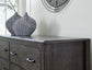 Montillan Queen Panel Bed with Mirrored Dresser, Chest and Nightstand Signature Design by Ashley®