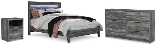 Baystorm Queen Panel Bed with Dresser and Nightstand Signature Design by Ashley®