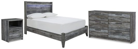 Baystorm King Panel Bed with Dresser and Nightstand Signature Design by Ashley®