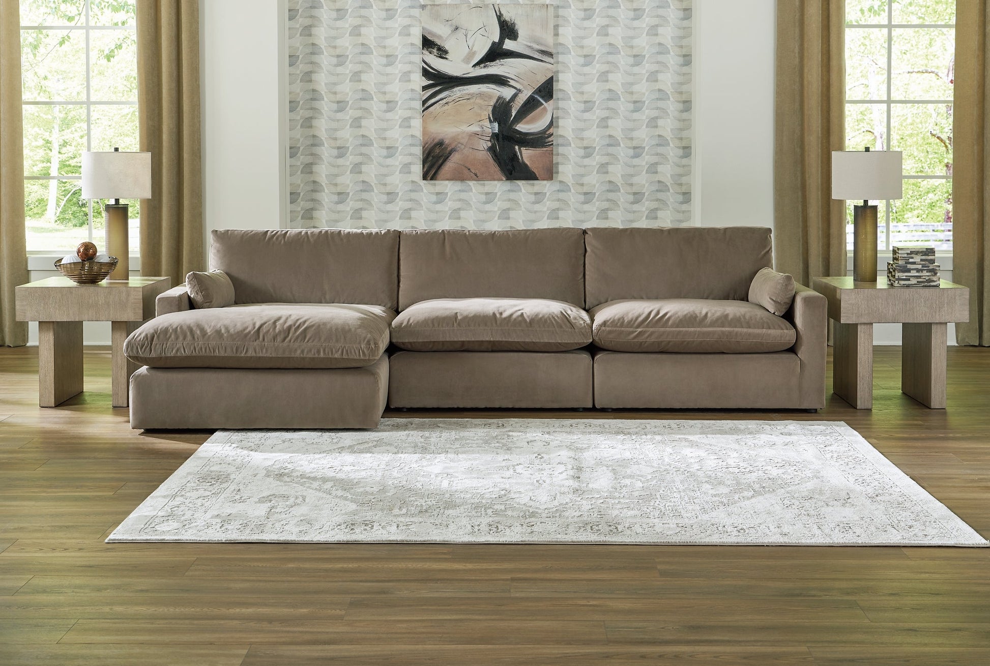 Sophie 3-Piece Sectional Sofa Chaise Signature Design by Ashley®