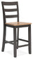 Gesthaven Barstool (2/CN) Signature Design by Ashley®