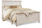 Willowton Queen Panel Bed with Mirrored Dresser and Nightstand Signature Design by Ashley®