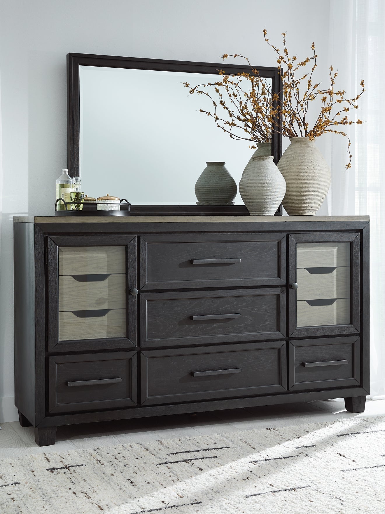 Foyland Dresser and Mirror Signature Design by Ashley®
