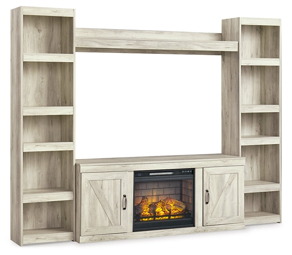 Bellaby 4-Piece Entertainment Center with Electric Fireplace Signature Design by Ashley®