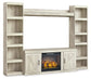 Bellaby 4-Piece Entertainment Center with Electric Fireplace Signature Design by Ashley®